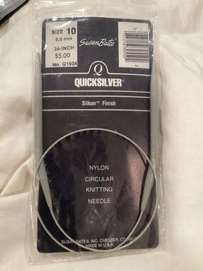 Quiksilver Circular Knitting Needles Size 10 Old New Stock